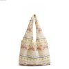 Retro ethnic literary style shoulder bag - large capacity shoulder bag handbag - literary tote bag - Image 5