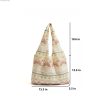 Retro ethnic literary style shoulder bag - large capacity shoulder bag handbag - literary tote bag - Image 4