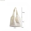 Vintage Chinese style embroidery off-white shoulder bag suitable for summer wear - Large capacity shoulder handbag - Image 4