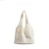 Vintage Chinese style embroidery off-white shoulder bag suitable for summer wear - Large capacity shoulder handbag - Image 6