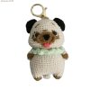 Cute Hand-Crochet Pug Doll - Hand-Crochet Pendant Keychain - Image 4