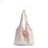 Pink Floral Sweet Shoulder Bag Handbag - Large Capacity Tote Bag - Image 6