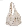 ins style tulle embroidered shoulder bag - commuter travel handbag