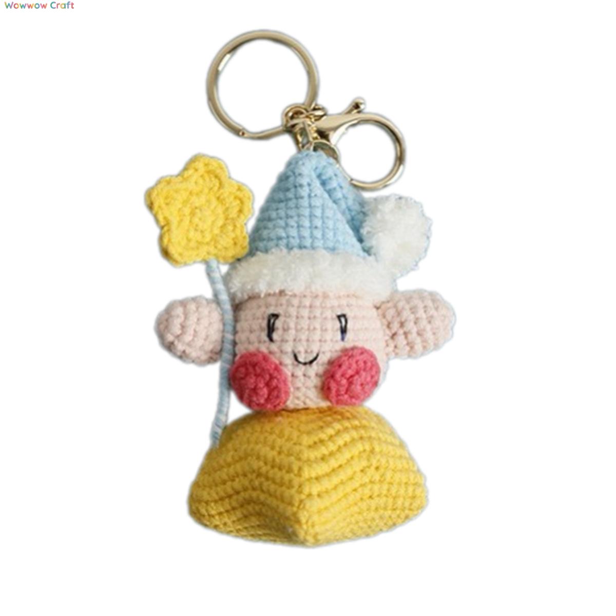 Cute Hand-Crochet Doll Pendant - Hand-Crochet Keychain