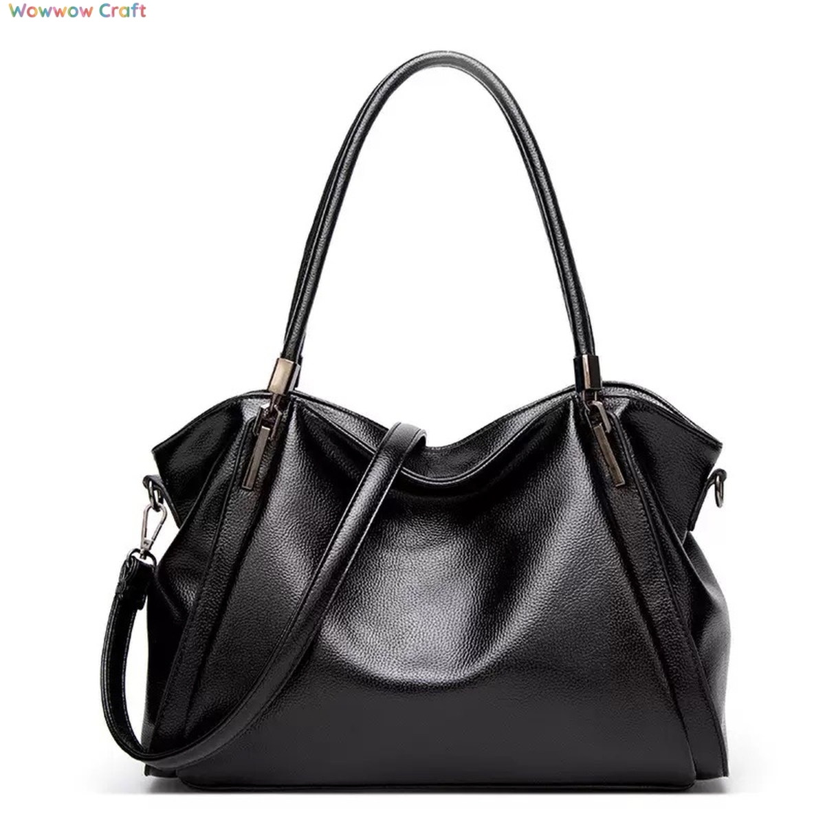 Burgundy Blue Gray Leather Bag - Crossbody Handbag Shoulder Bag