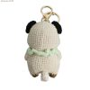 Cute Hand-Crochet Pug Doll - Hand-Crochet Pendant Keychain - Image 2