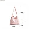 Korean lazy style literary style shoulder bag - versatile tote bag - campus style shoulder bag - Image 3
