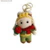 Cute Little Prince Hand-crocheted Doll Pendant - Hand-crocheted Keychain - Image 3