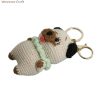 Cute Hand-Crochet Pug Doll - Hand-Crochet Pendant Keychain - Image 3