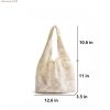 Simple Floral Pink Gentle Style Shoulder Bag - Simple Tote Bag - Image 4