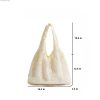 Sweet Flower Embroidery Travel Holiday Shoulder Bag - Handbag - Image 4