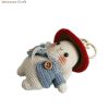 Cute Hand-crocheted Mushroom Rabbit Doll - Hand-crocheted Pendant Keychain - Image 4