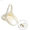 Light blue pastoral floral shoulder bag - Large capacity handbag tote bag - Image 5